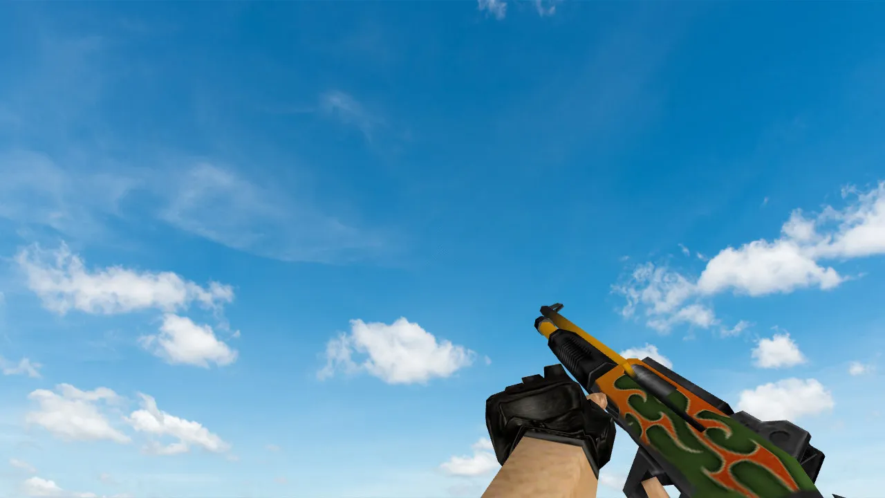 Скриншот Модель Default XM1014 «Горелка Теклу» для CS 1.6