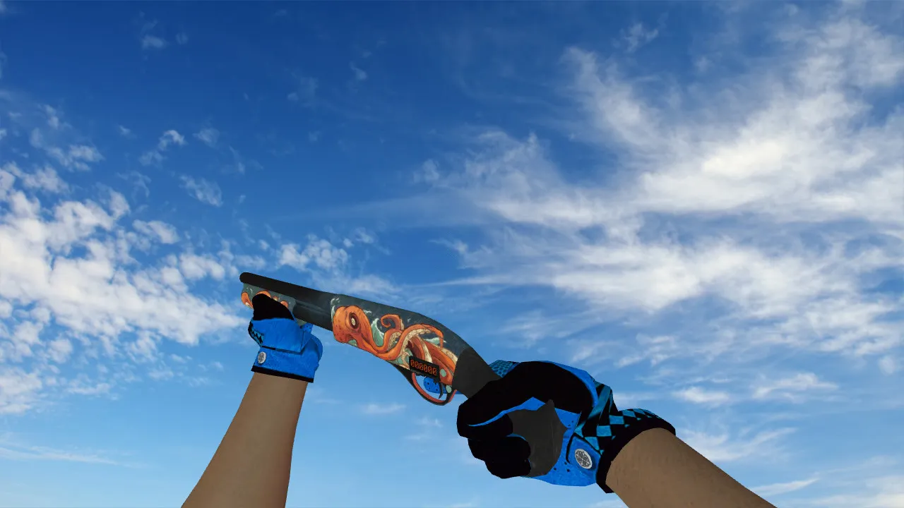 Скриншот  Пак моделей оружия Pandora's Box Gloves Pack для CS 1.6: v_, p_, w_ модели, звуки, анимация осмотра и качество текстур