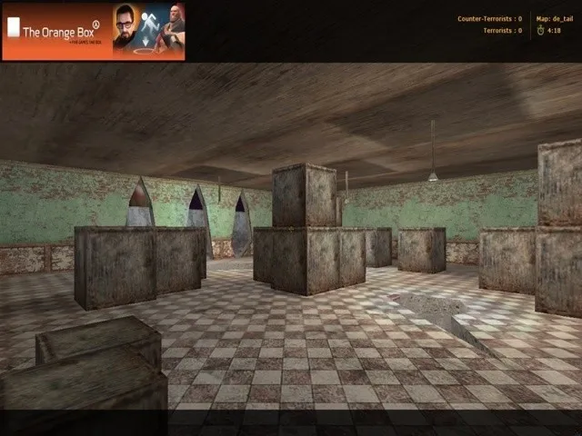 Скриншот Карта «de_tail» для CS 1.6: Анализ и Тактика