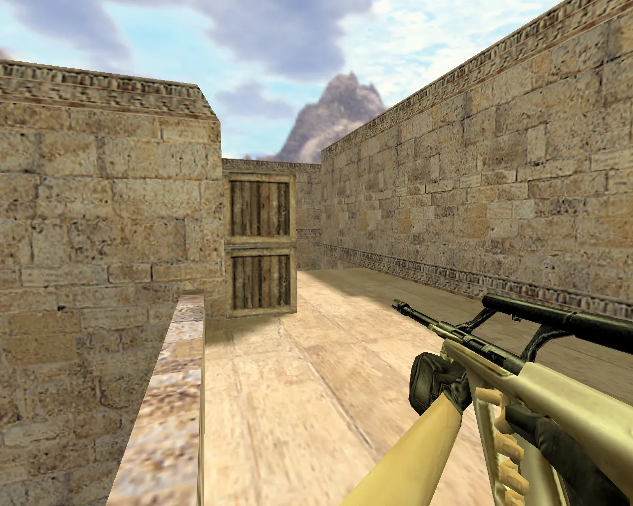 Скриншот Модель «AUG Золотой» для CS 1.6 - Идеальный выбор для геймеров