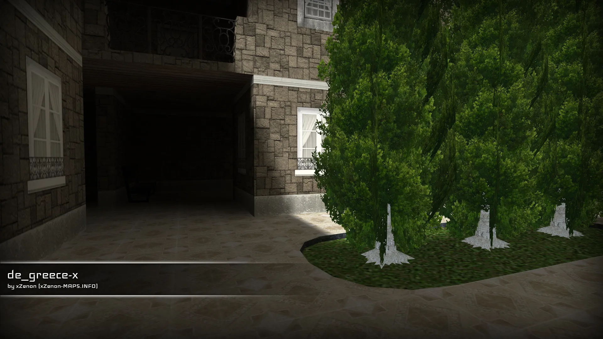 Скриншот  de_greece-x_b1 для CS 1.6: карта, навигация ботов, оптимизация и тактика за стороны