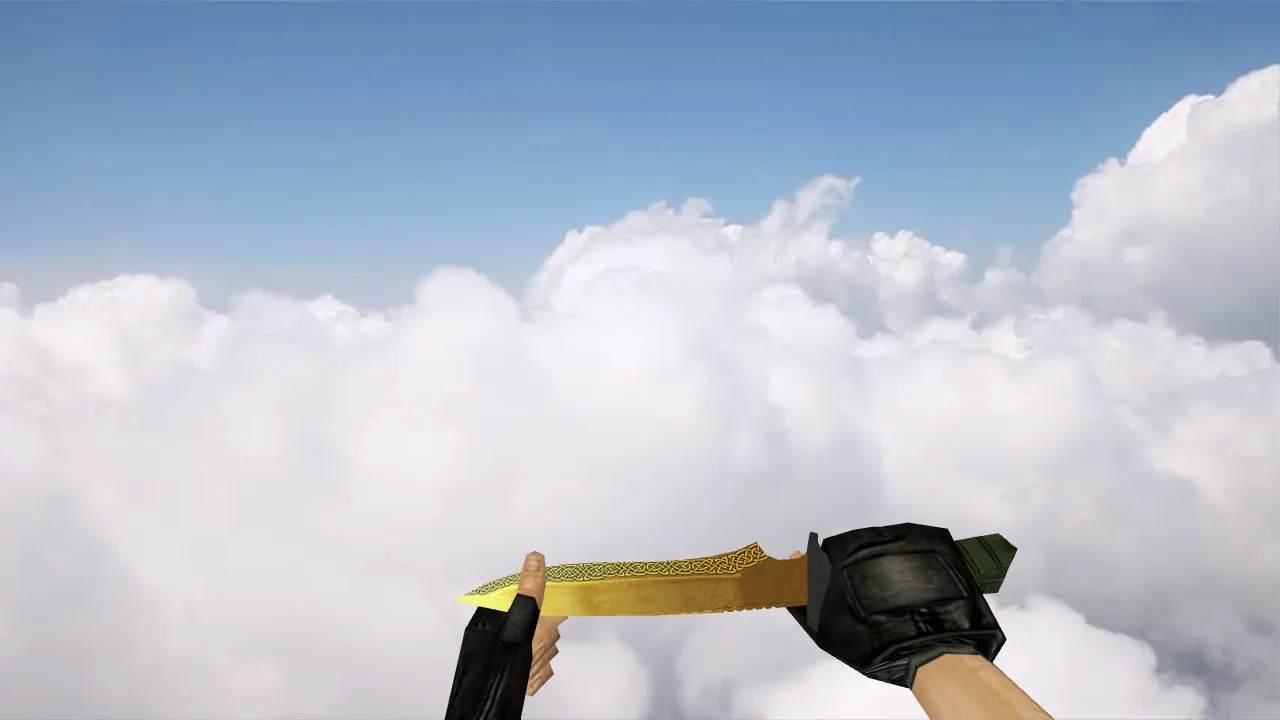 Скриншот Модель стандартного ножа «Легенды» v_ / p_ / w_ для CS 1.6: звуки, анимация осмотра, текстуры и настройка