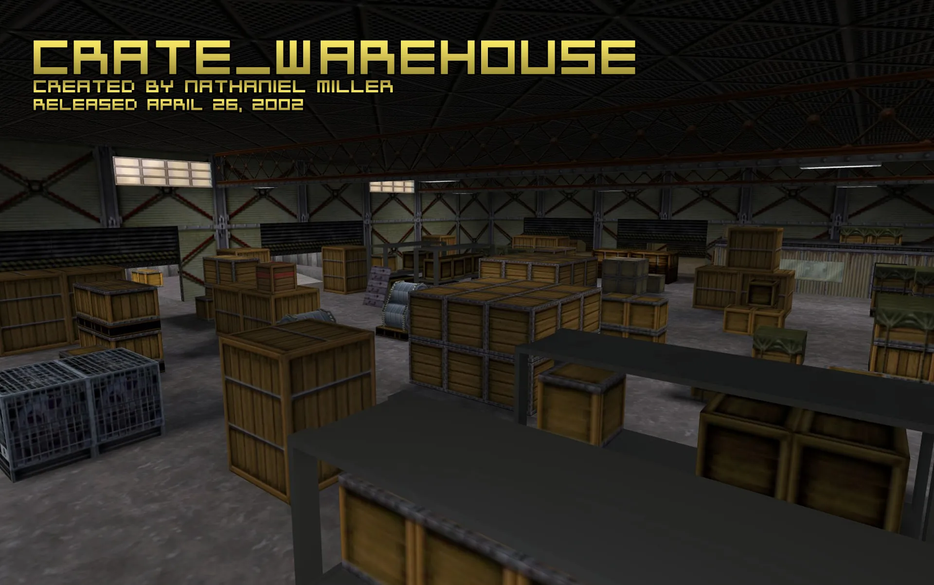 Скриншот  Карта crate_warehouse для CS 1.6: точки, маршруты, .nav для ботов, оптимизация wpoly/epoly