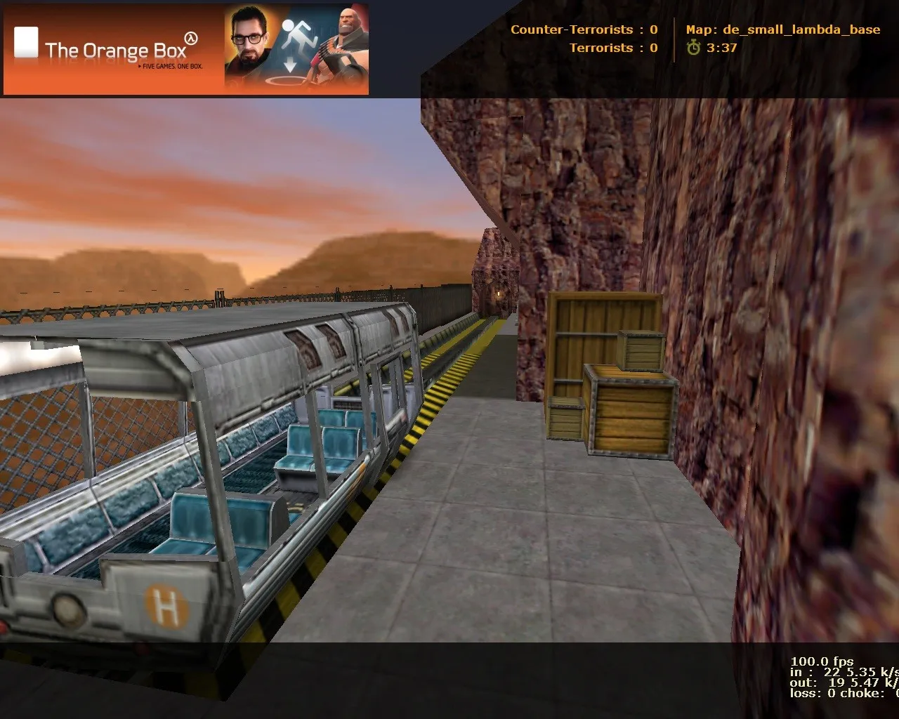 Скриншот  Карта de_small_lambda_base для CS 1.6 — тактические возможности и баланс