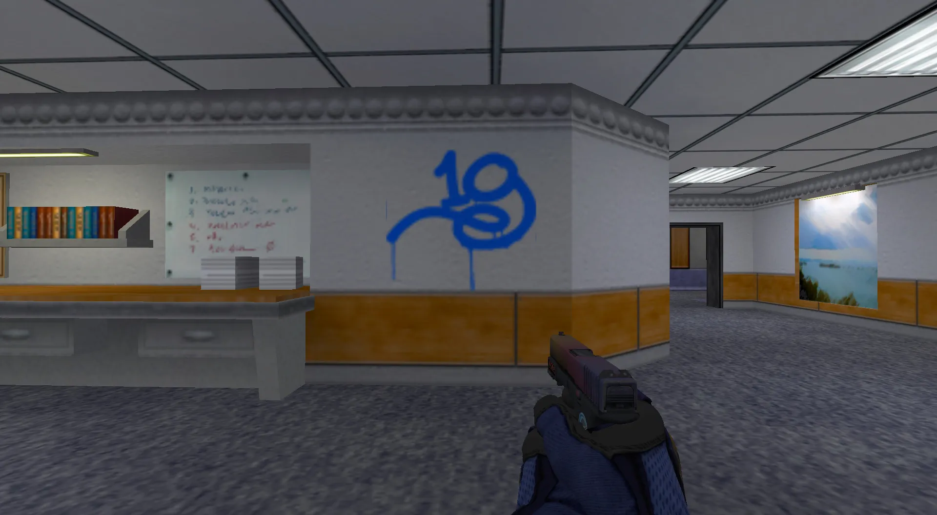 Скриншот Граффити «1G» для CS 1.6 - Уникальное дополнение для вашего игрового опыта