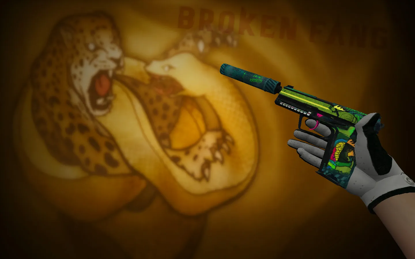 Скриншот  Пак скинов из операции «Сломанный Клык» для CS 1.6: v_/p_/w_ модели, звуки, анимация осмотра и готовые файлы