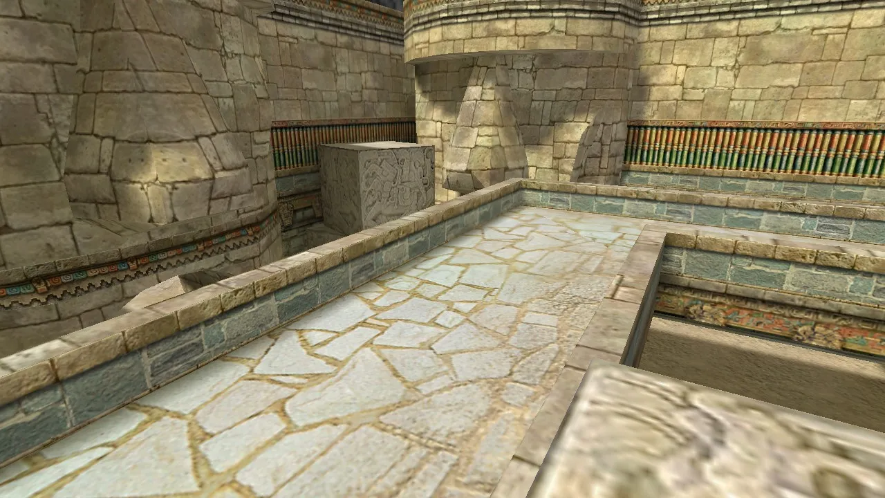 Скриншот  Карта de_facetown для CS 1.6: точки, маршруты, .nav для ботов и оптимизация wpoly/epoly