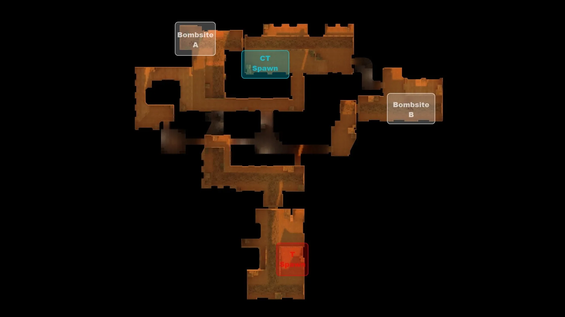 Скриншот  Карта de_dust2014_r2 для CS 1.6: точки, баланс сторон, оптимизация и запуск без подмены