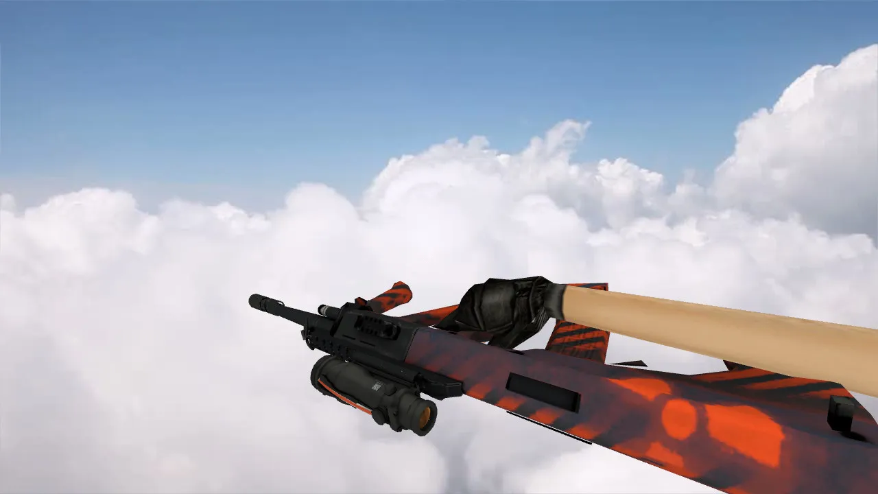 Скриншот Модель «AUG Радиационная опасность» для CS 1.6 | Оружие