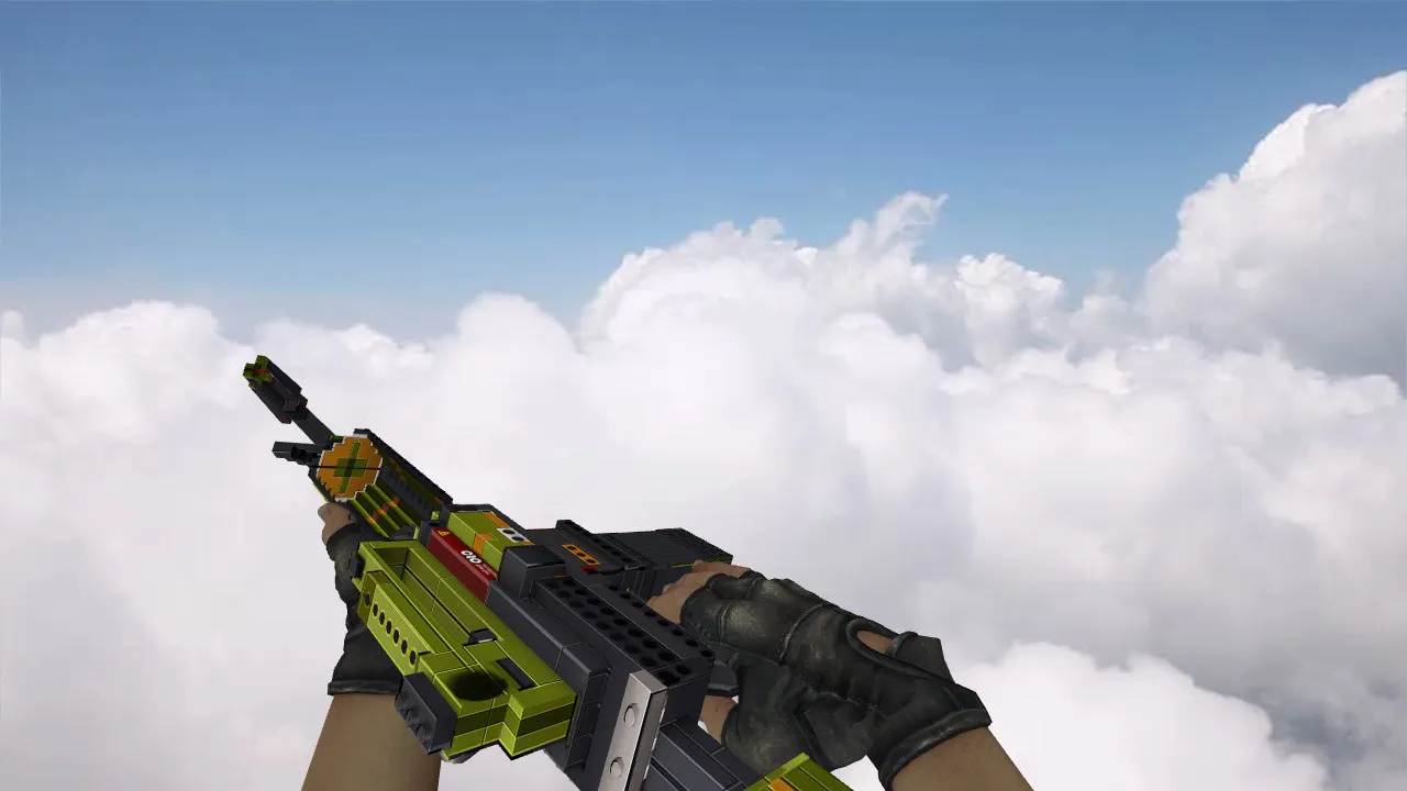 Скриншот Модель M4A1 LEGO CSGO anims v_ для CS 1.6: w_ p_ модели, звуки, анимация осмотра и текстуры