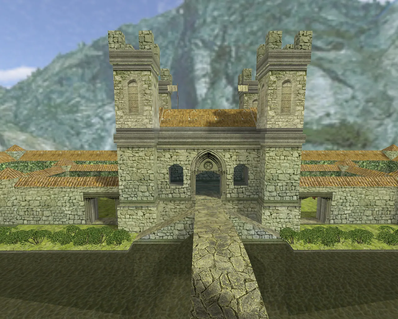 Скриншот  Карта fy_white_castle для CS 1.6: точки, раунды, .nav, оптимизация и быстрые входы