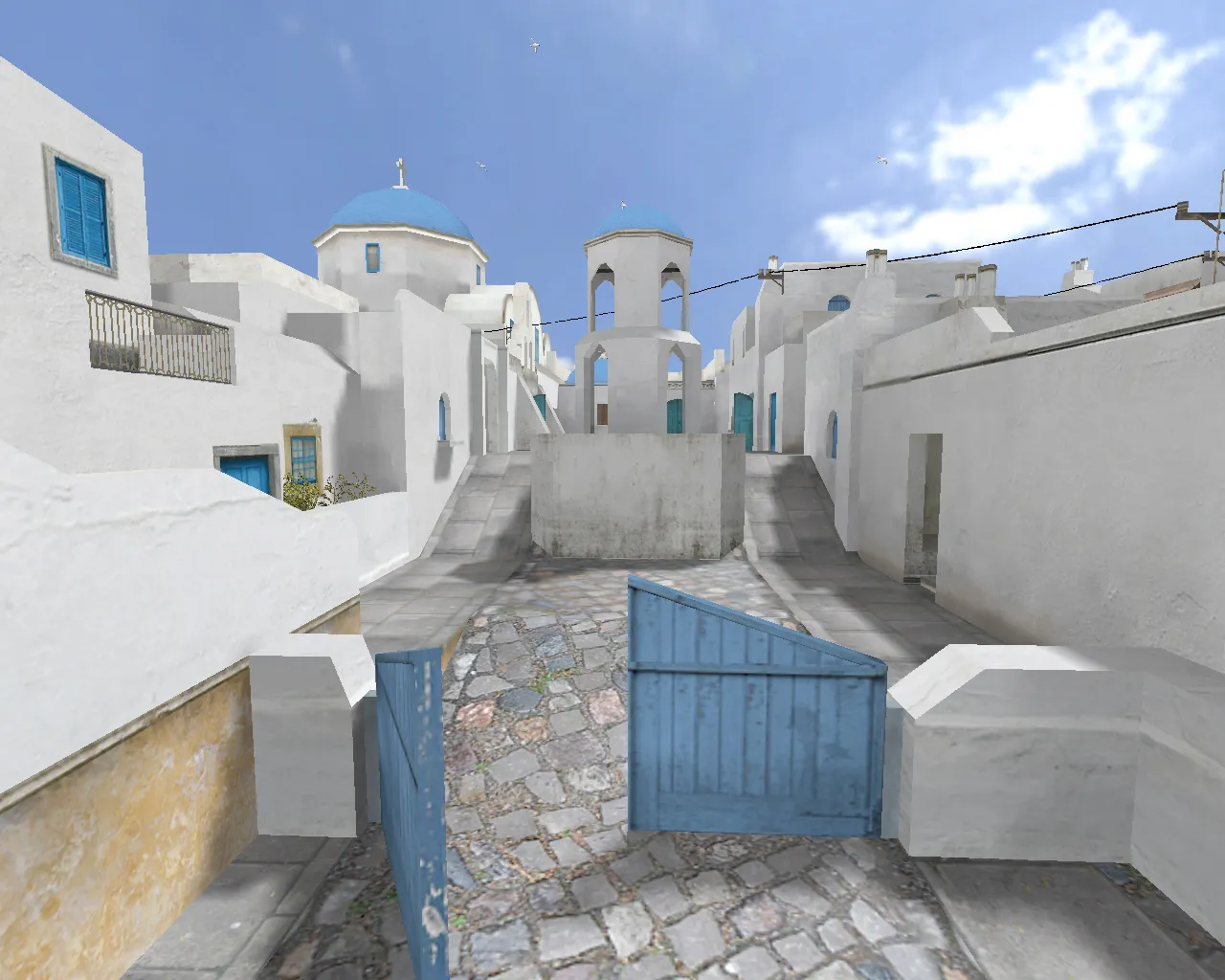Скриншот  Карта de_santorini для CS 1.6: Погружение в атмосферу Греции