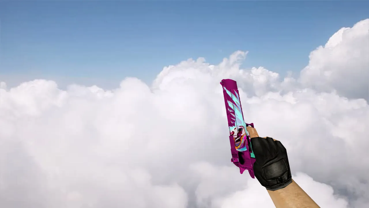 Скриншот Модель «Deagle «Неоновый гонщик»» для CS 1.6 - Уникальный скин