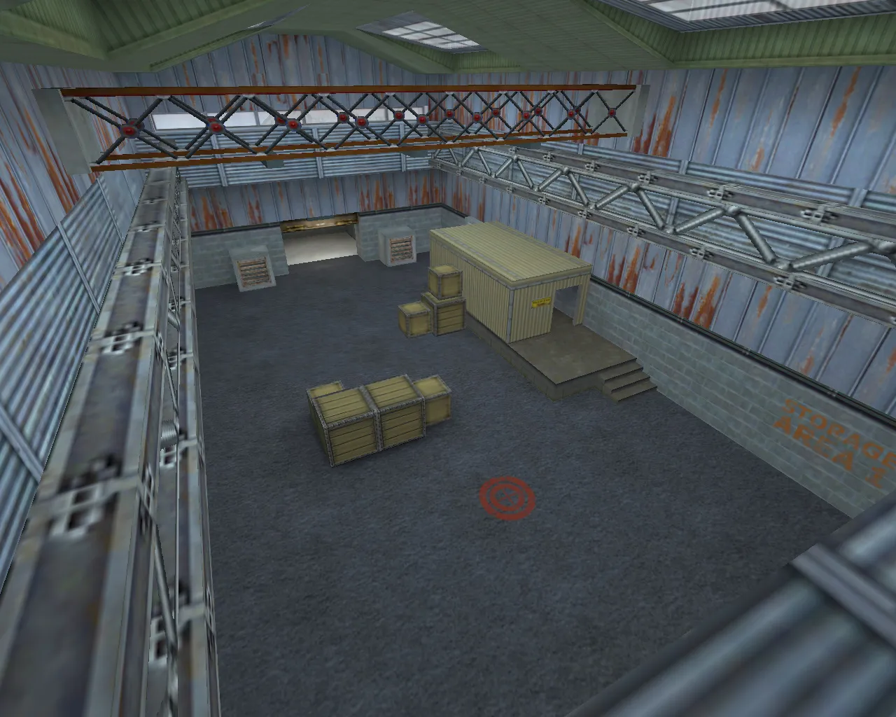 Скриншот Карта «de_nuke_snow» для CS 1.6