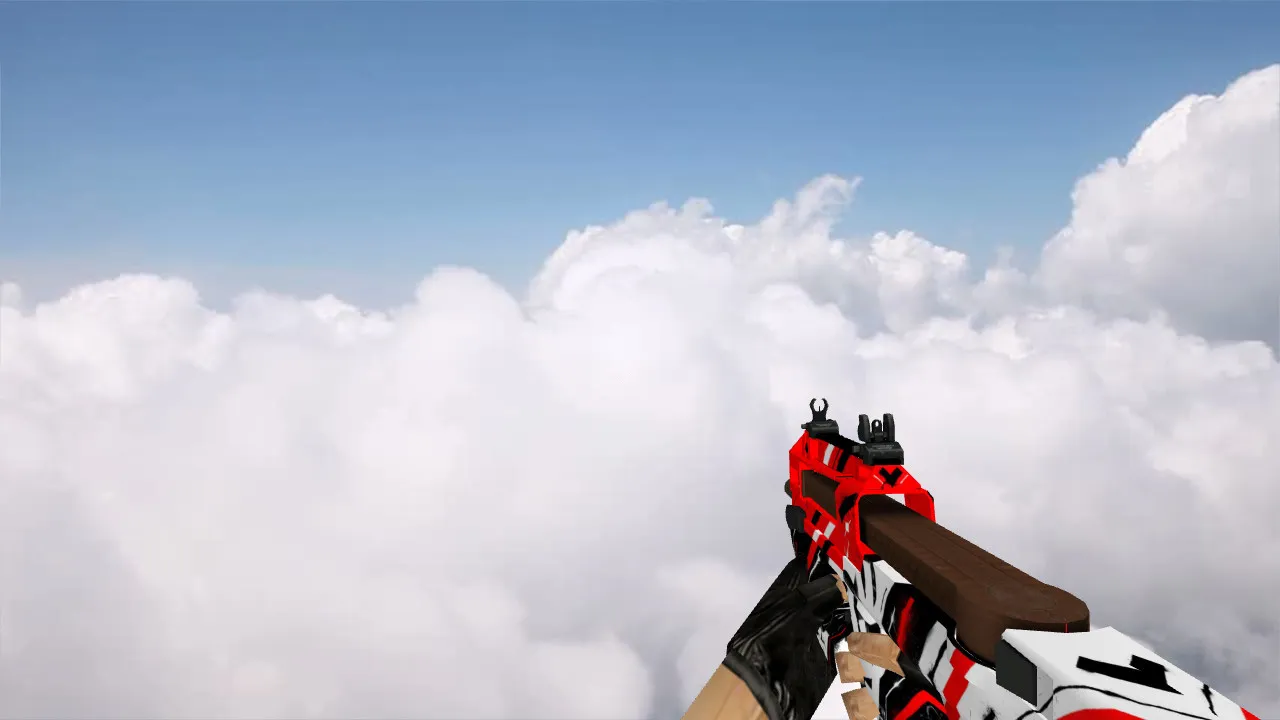 Скриншот Модель «P90 Calligraphy» для CS 1.6 - уникальный скин для вашего оружия