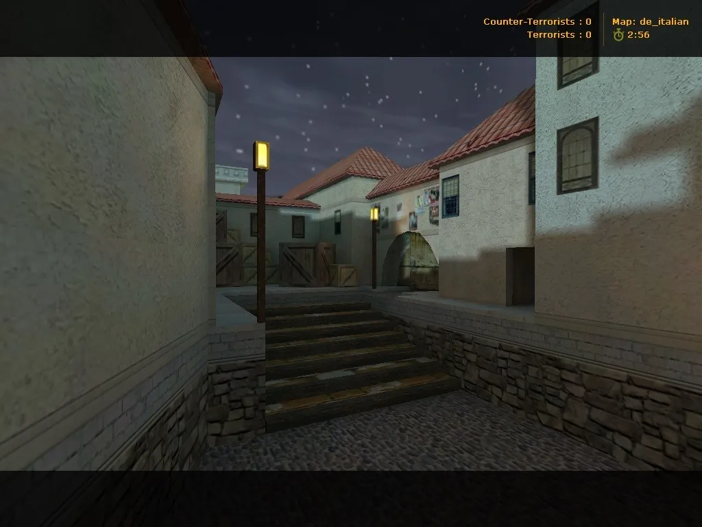 Скриншот Карта de_italian для CS 1.6: Тактики и особенности