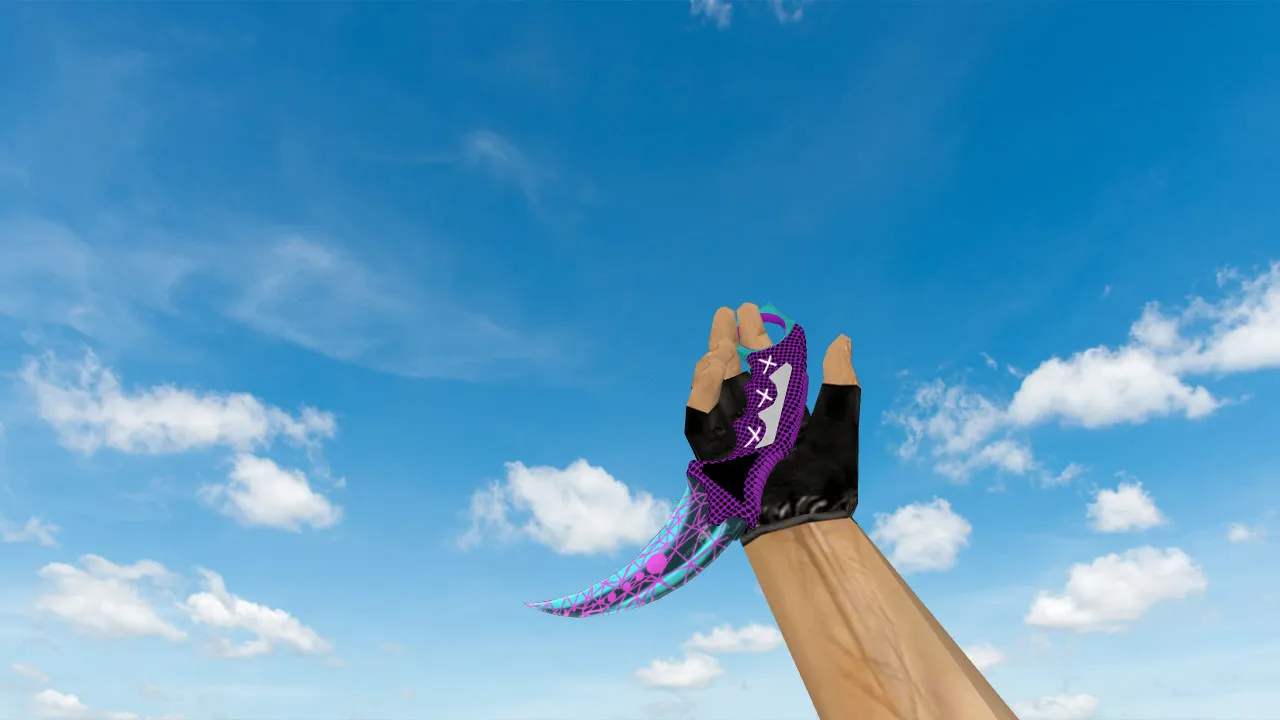 Скриншот Модель ножа «Karambit Script Booster» v_ w_ p_ для CS 1.6: звук, анимация осмотра, текстуры