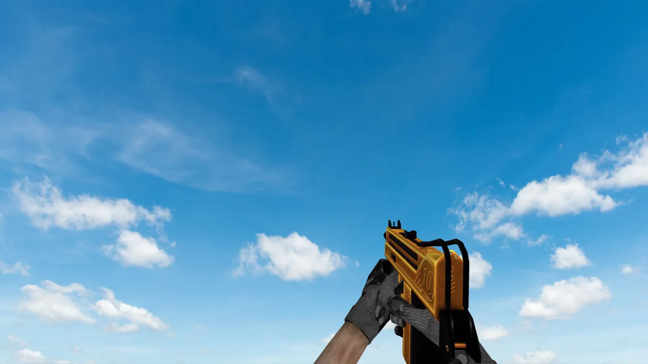 Скриншот Модель «MAC-11 Fold» для CS 1.6: Качественные текстуры и анимации