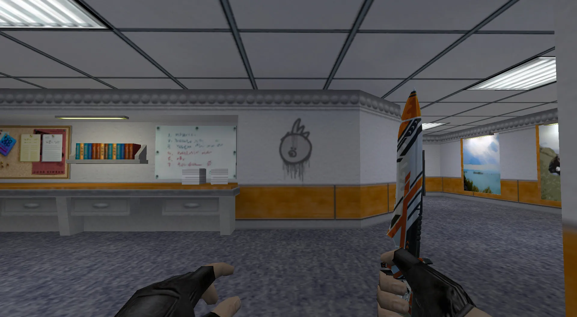 Скриншот Граффити «Куд-кудах» для CS 1.6 - Уникальный стиль для вашей игры