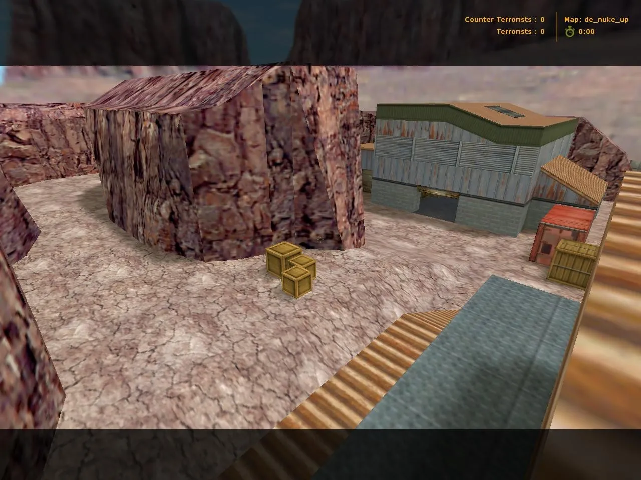 Скриншот  Карта de_nuke_up для CS 1.6: Тактика и особенности