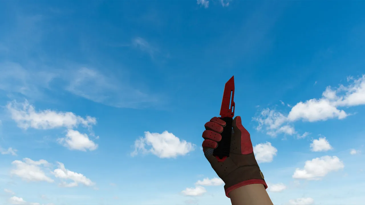 Скриншот v_knife_paracord_krovavaya_pautina — нож «Паракорд-нож Кровавая паутина» для CS 1.6: звук, анимации, осмотр, текстуры