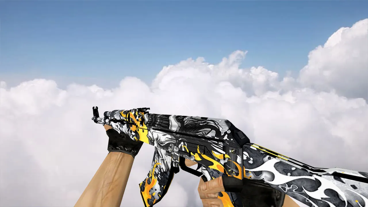 Скриншот Модель «AK-47 Firewalker» для CS 1.6 - Уникальный скин и детали