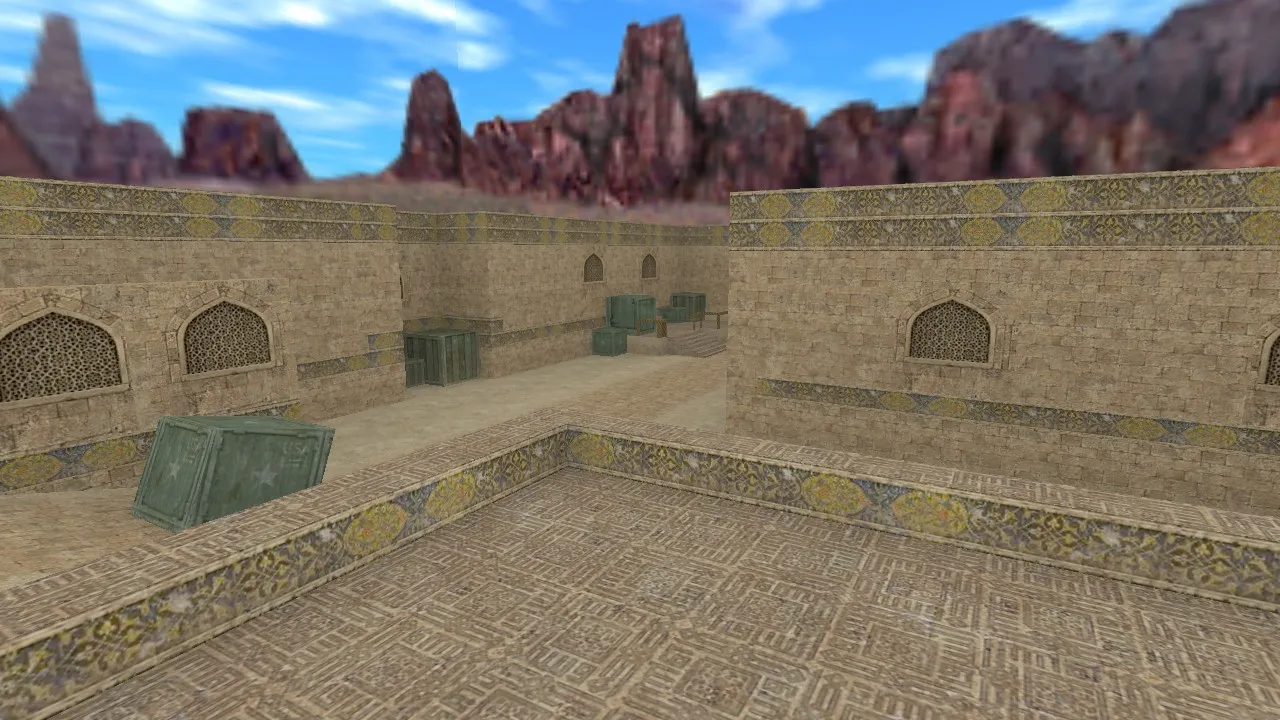 Скриншот  Карта de_kefar для CS 1.6 - Тактические особенности и оптимизация