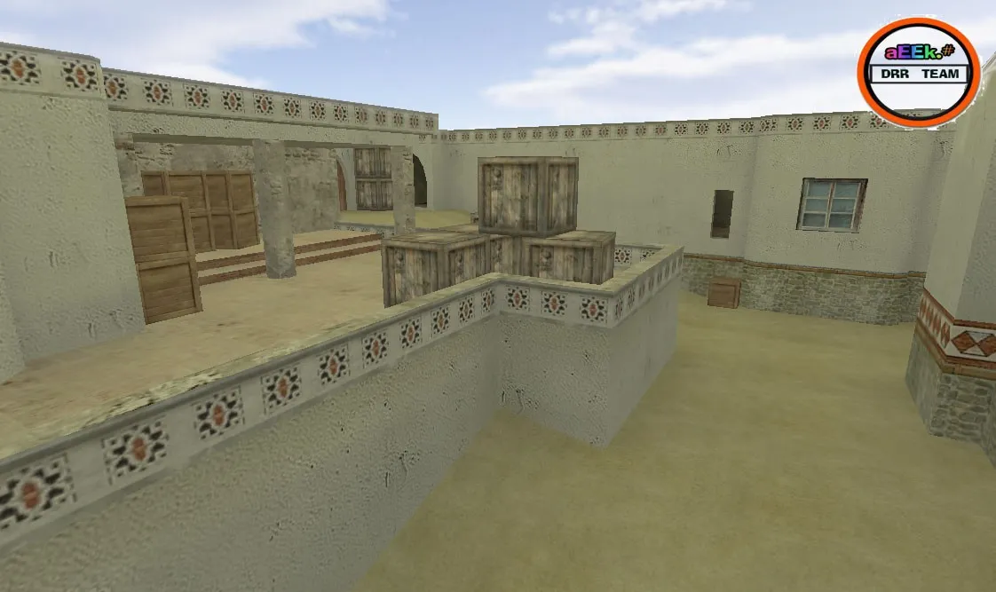 Скриншот  Карта de_bisborg для CS 1.6: точки, маршруты, .nav для ботов, настройка и оптимизация wpoly/epoly