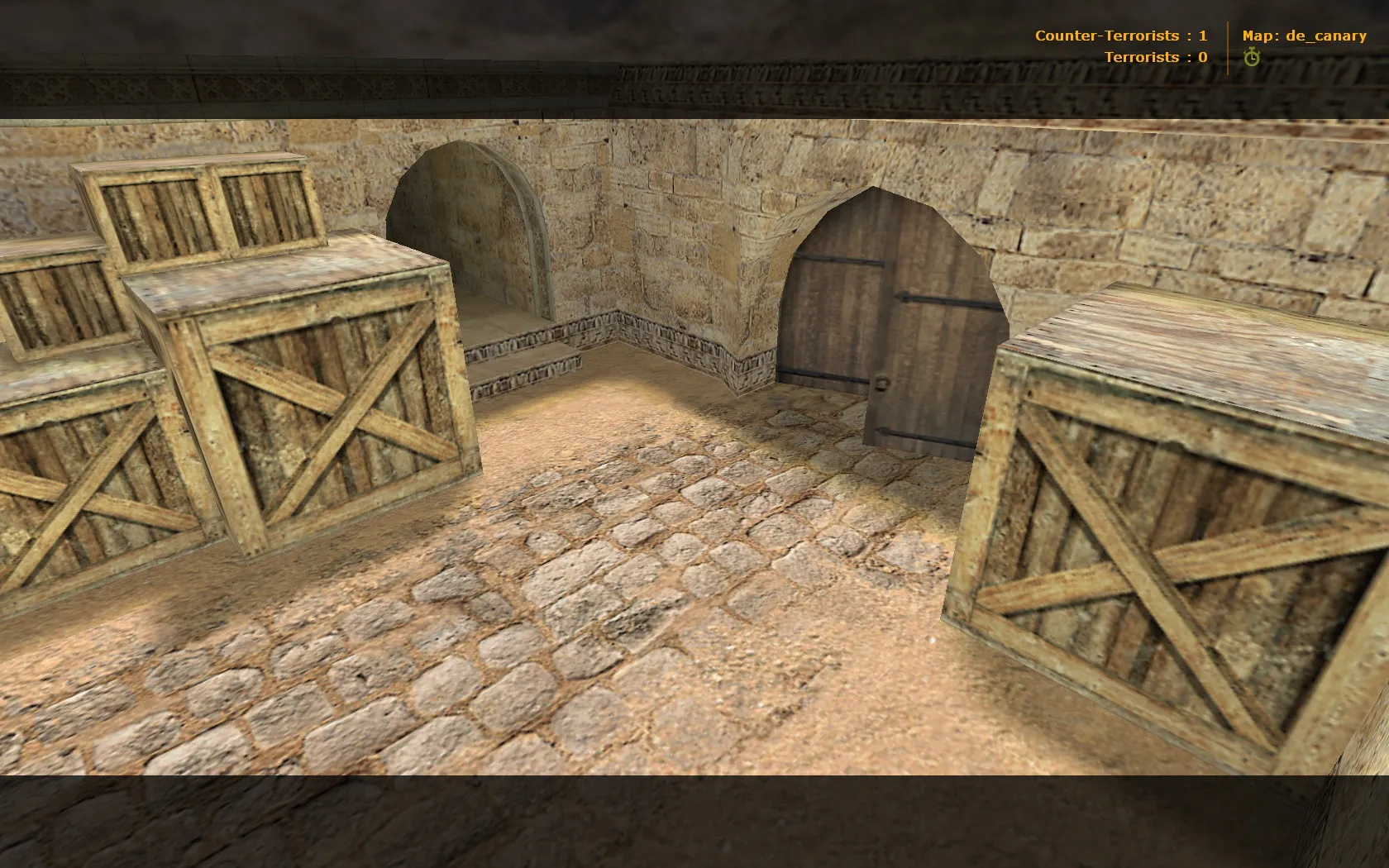 Скриншот Карта de_canary для CS 1.6: баланс сторон, точки под Т/КТ, .nav для ботов, оптимизация wpoly/epoly