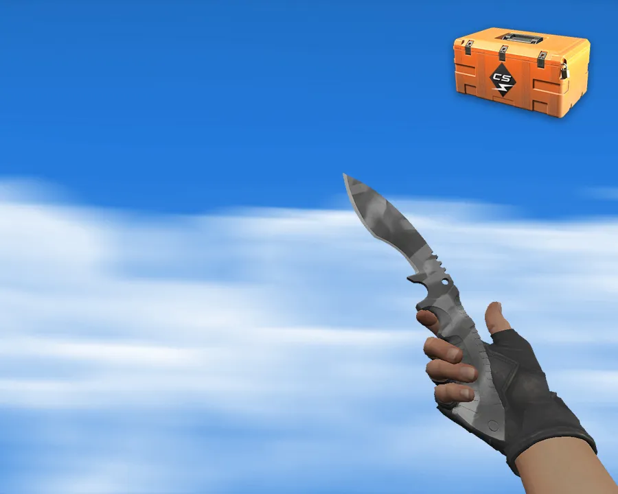 Скриншот Кукри Urban Masked для CS 1.6: v_ p_ w_ модели, звуки, анимация осмотра и качество текстур