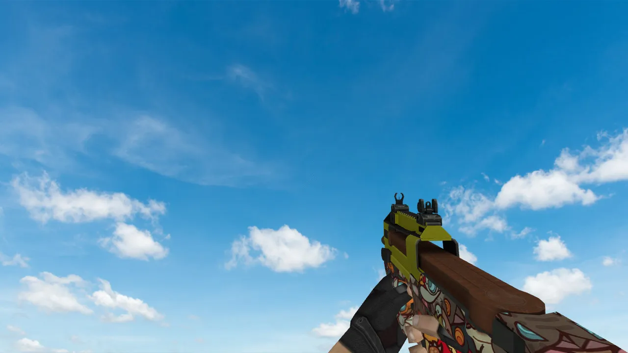 Скриншот Модель P90 «ЛАПКИ» для CS 1.6 - Уникальный стиль и качество