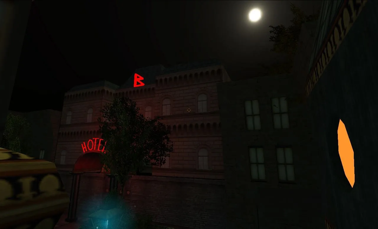 Скриншот  de_dystopia — DE карта для CS 1.6: тактика, баланс сторон, оптимизация, .nav и базовые настройки