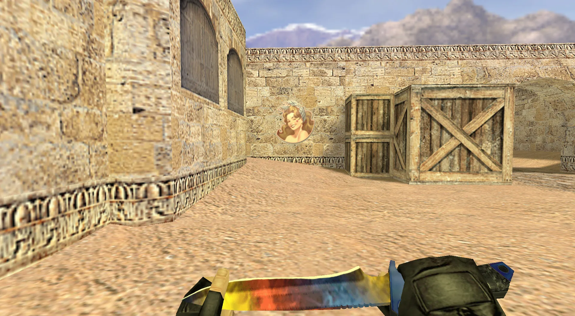 Скриншот Граффити «Иветта» для CS 1.6 - Эстетика и Искусство в Игротеках