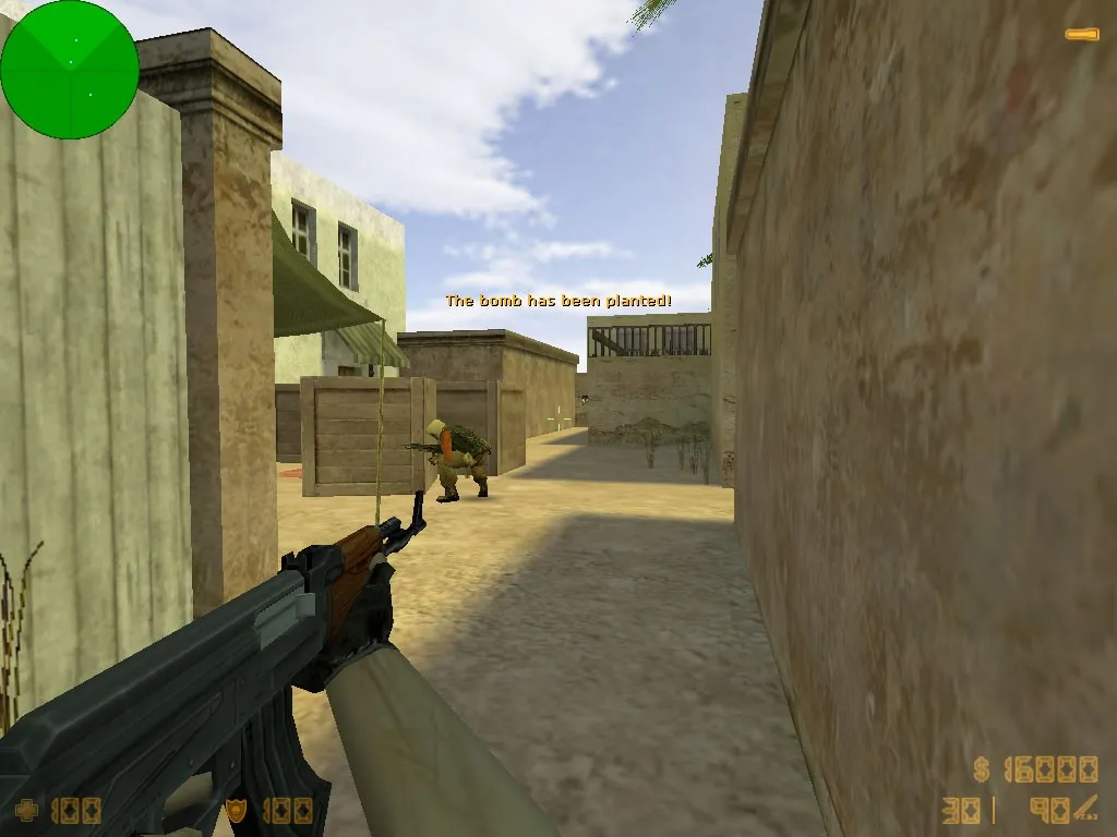 Скриншот Карта de_sunburn для CS 1.6: тактика и детали