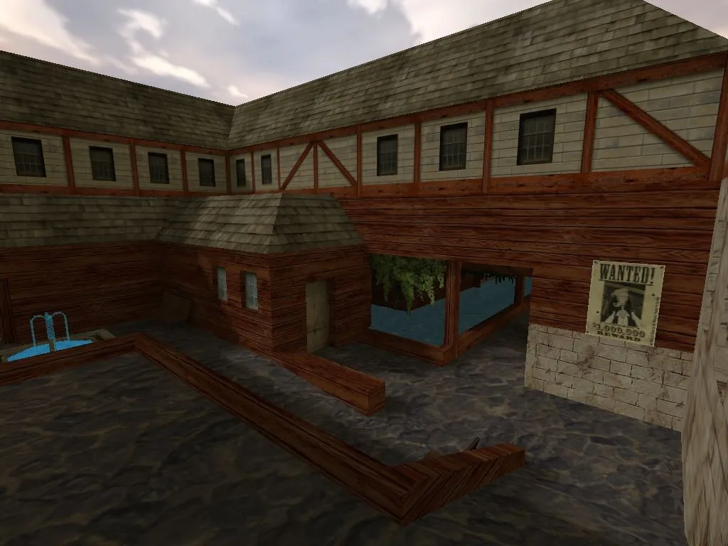 Скриншот  Карта de_pirates для CS 1.6 - Тактические возможности и детали