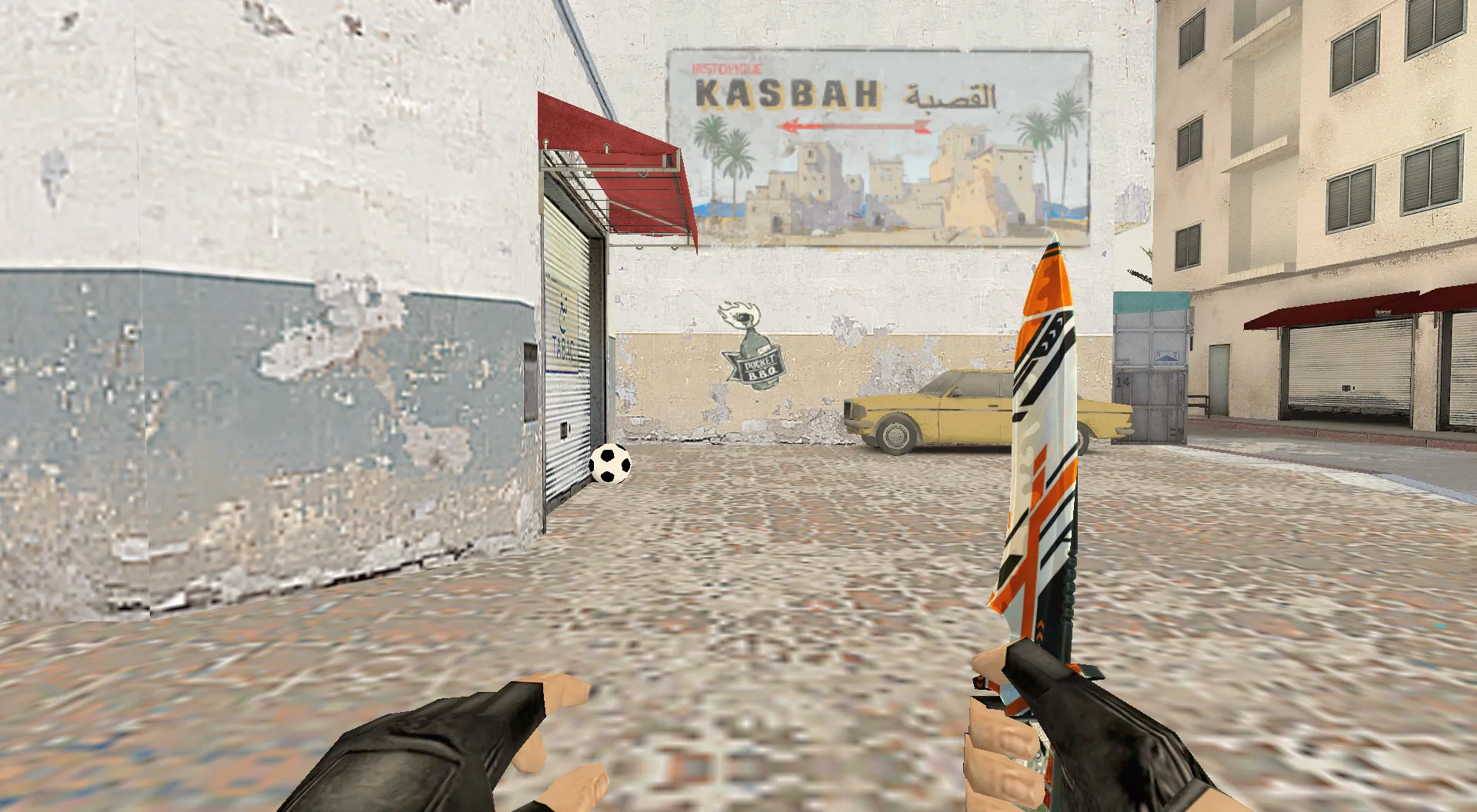 Скриншот Граффити «Карманный мангал» для CS 1.6 - Уникальный стиль игры