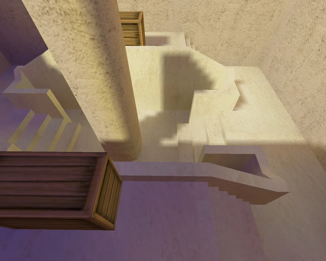 Скриншот  aim_1v1 — AIM карта для CS 1.6: баланс сторон, точки под спот, .nav для ботов и оптимизация