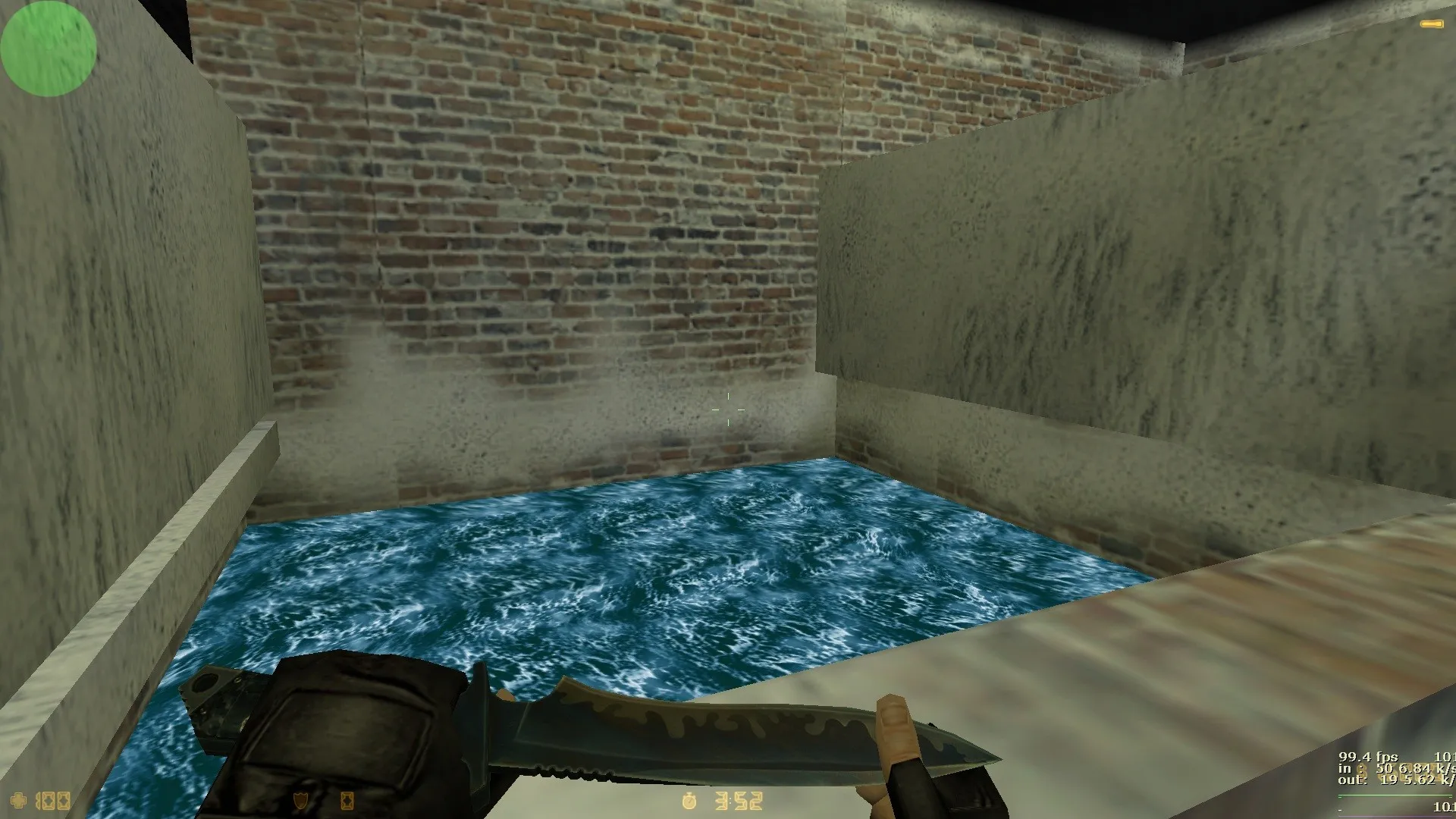 Скриншот  deathrun_arena2_hard для CS 1.6: карты Deathrun, точки для терров и контров, .nav для ботов, оптимизация