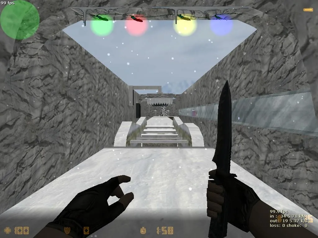 Скриншот Карта «deathrun_dec_winter2» для CS 1.6
