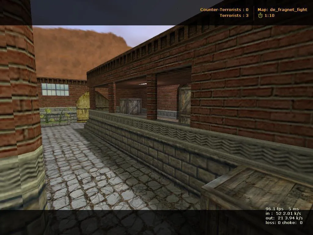 Скриншот  Карта de_fragnet_fight для CS 1.6: тактики, точки, .nav для ботов и оптимизация