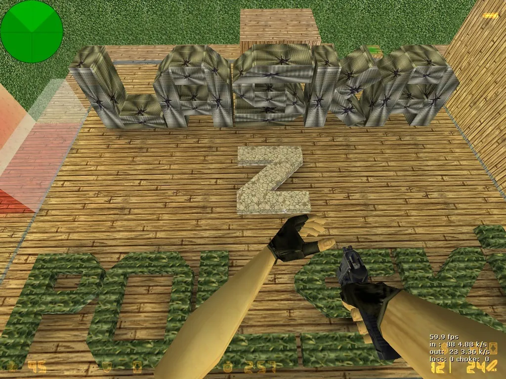 Скриншот  deathrun_jungle2012 для CS 1.6: тактика, точки, боты (.nav), оптимизация и запуск без риска