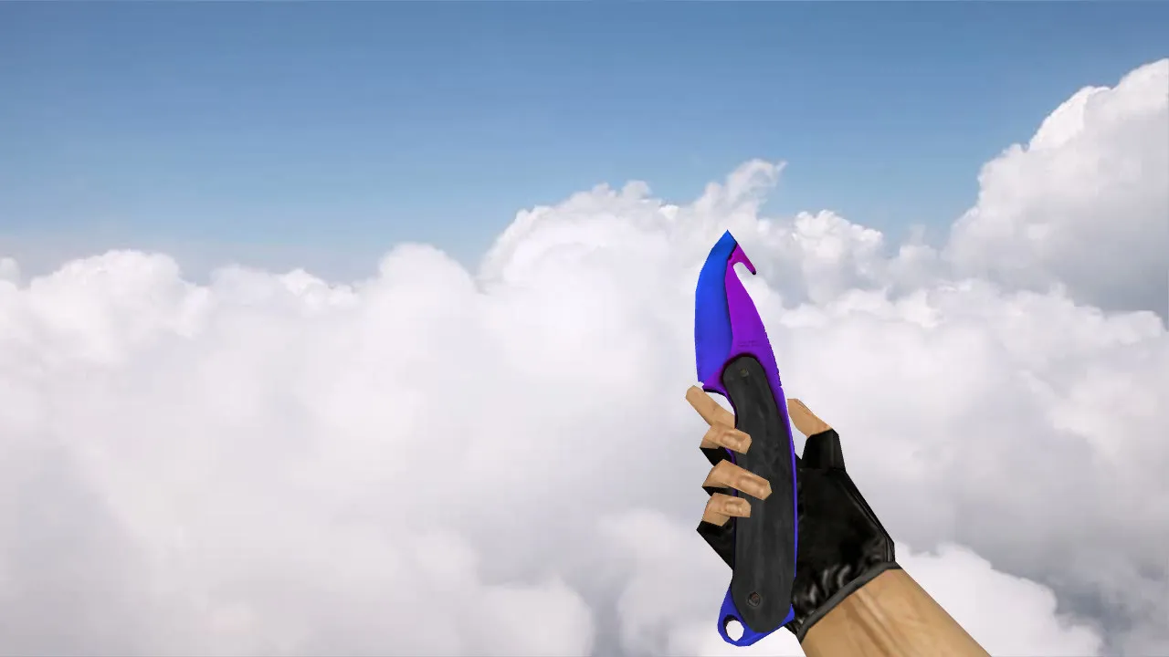 Скриншот Модель «Gut Knife Redux» v_knife для CS 1.6: анимация осмотра, звуки, текстуры, точная модель и настройка под сервер