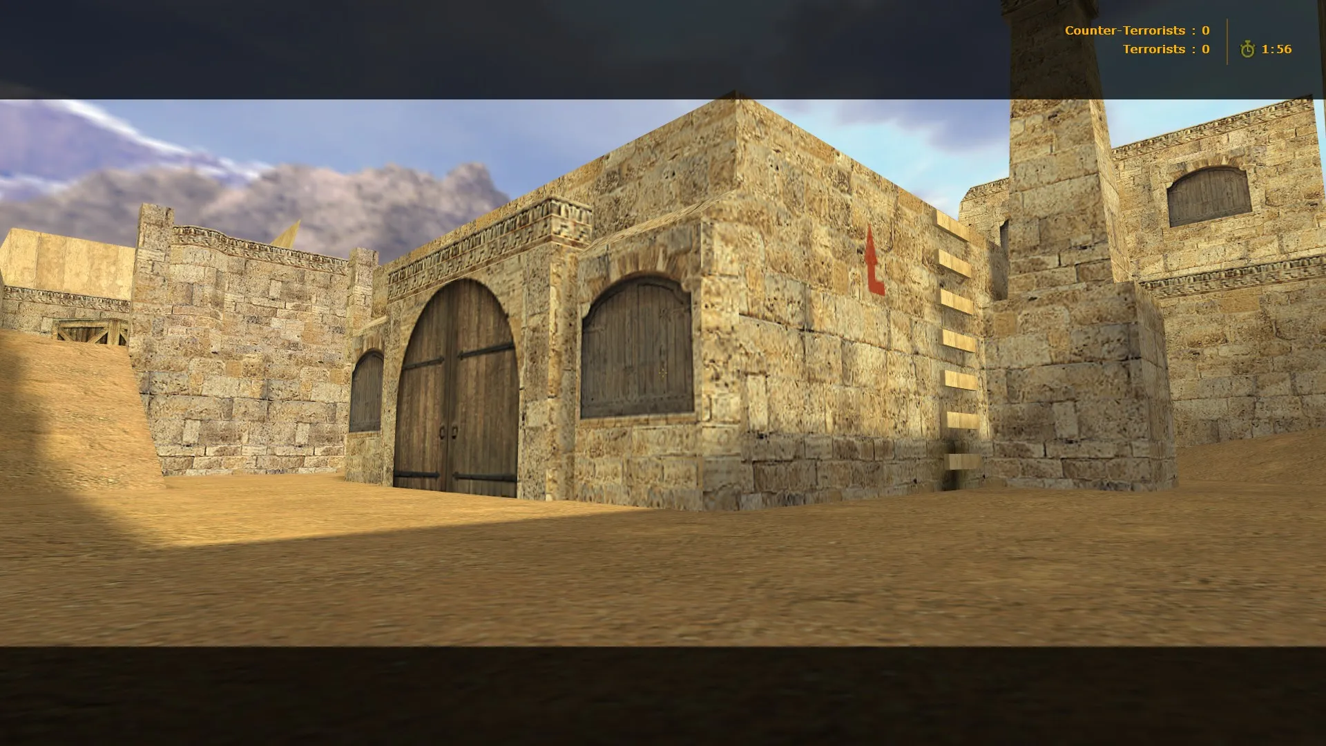 Скриншот  de_2minaret для CS 1.6: обзор карты, точки, спавны, .nav и оптимизация wpoly/epoly