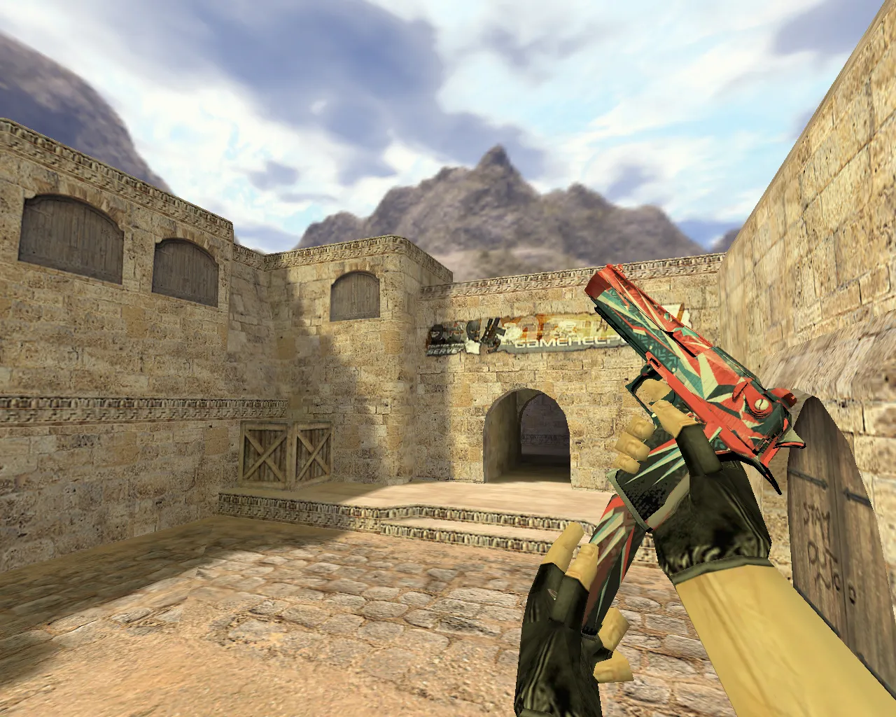 Скриншот Модель «Deagle Буйство красок» для CS 1.6 - Оружие с уникальным дизайном