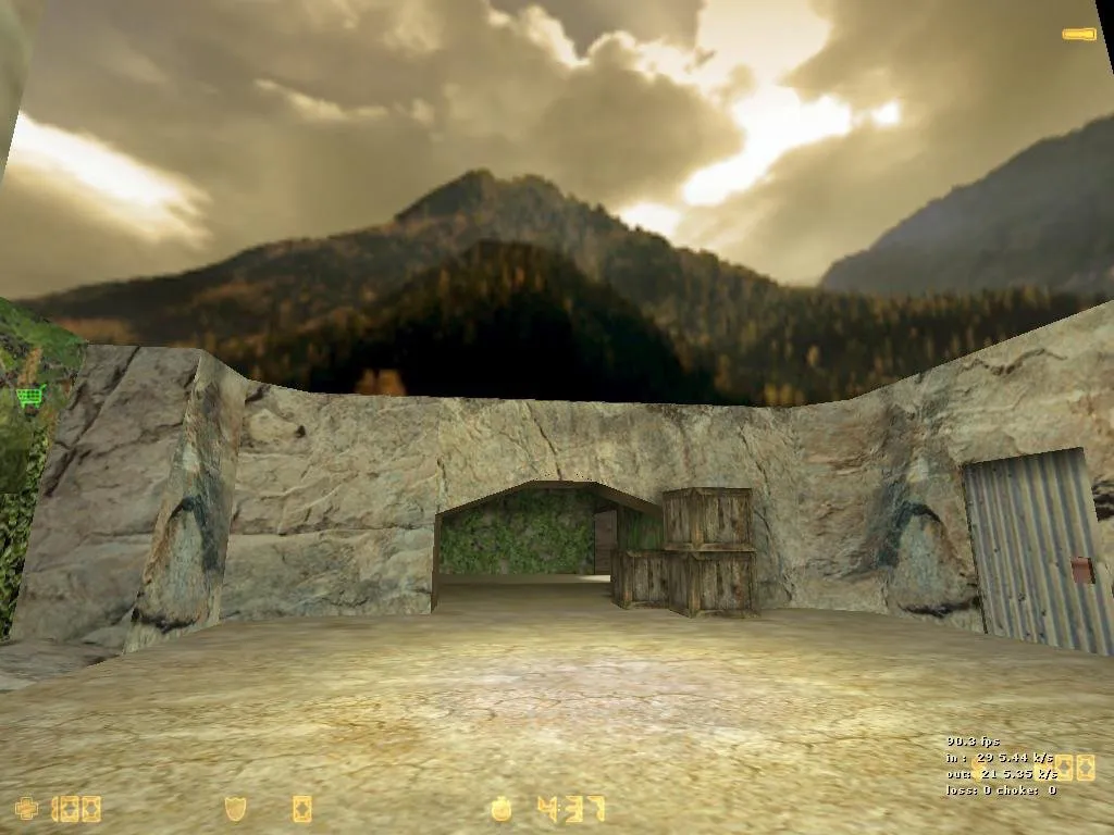 Скриншот  deathrun_abtropicano2 для CS 1.6: карта deathrun, точки, .nav, оптимизация и настройка ботов