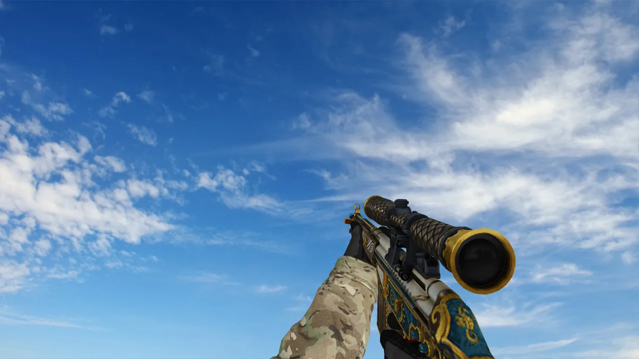 Скриншот  Пак моделей оружия Specialist Gloves Crimson Kimono Pack для CS 1.6: v_, p_, w_ модели, звуки, анимация осмотра