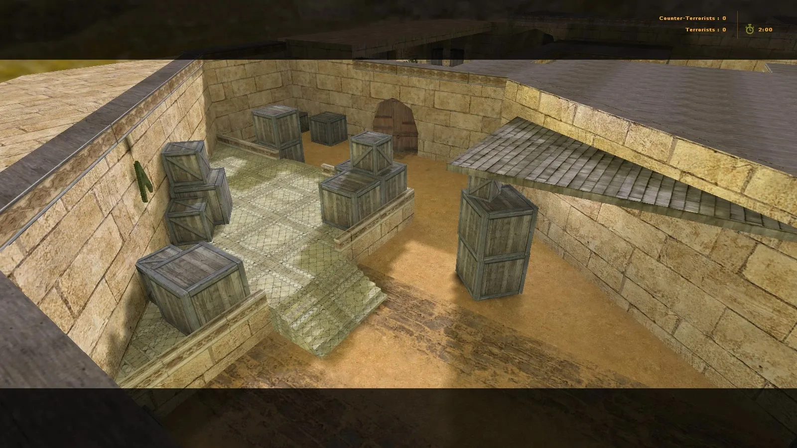 Скриншот  Карта de_heroes для CS 1.6: баланс сторон, точки, .nav для ботов, оптимизация wpoly/epoly