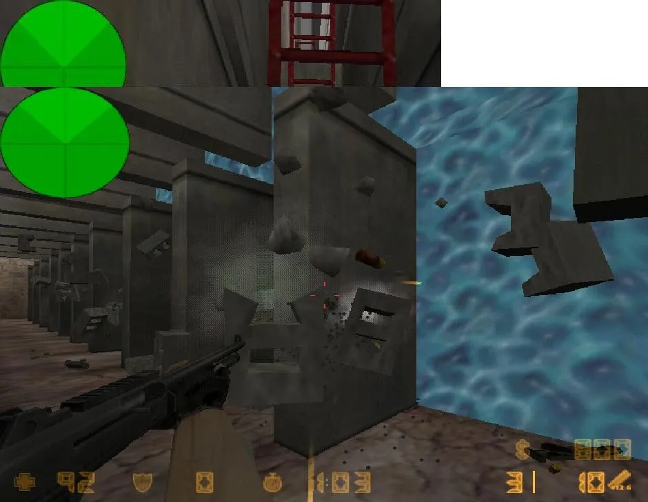 Скриншот  Карта deathrace для CS 1.6: deathrun, ловушки и точки для T/CT, .nav для ботов и оптимизация wpoly/epoly