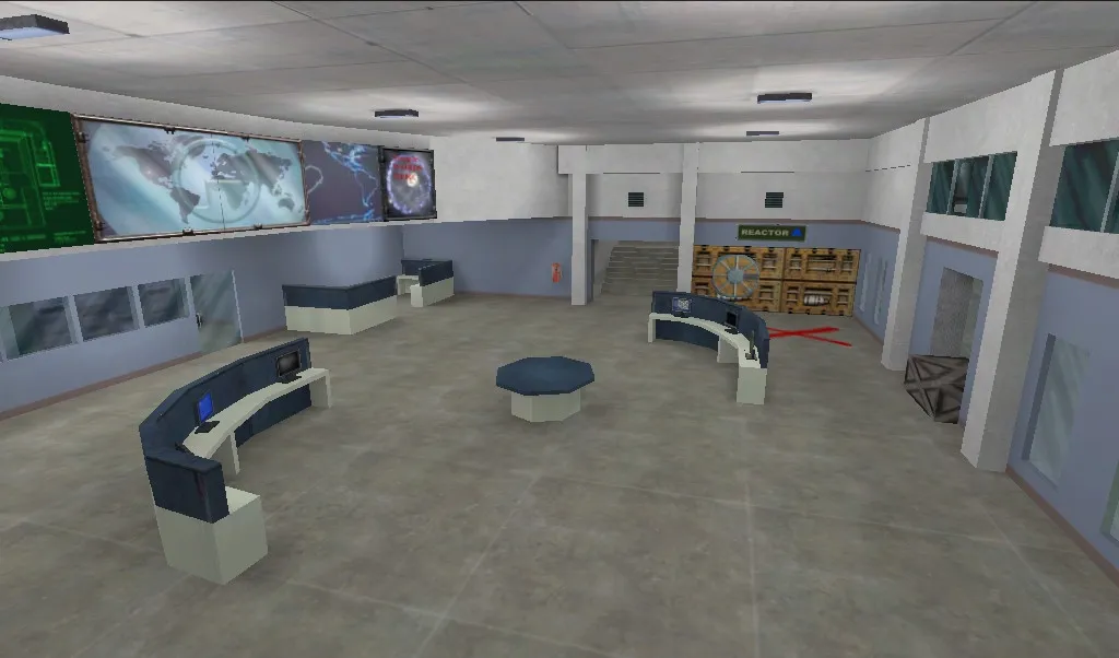 Скриншот  Карта de_satellite для CS 1.6: особенности и стратегии