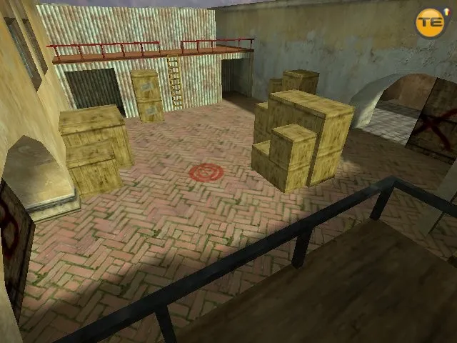 Скриншот  de_csgothic для CS 1.6 — карта DE с точками, .nav для ботов и оптимизацией wpoly/epoly